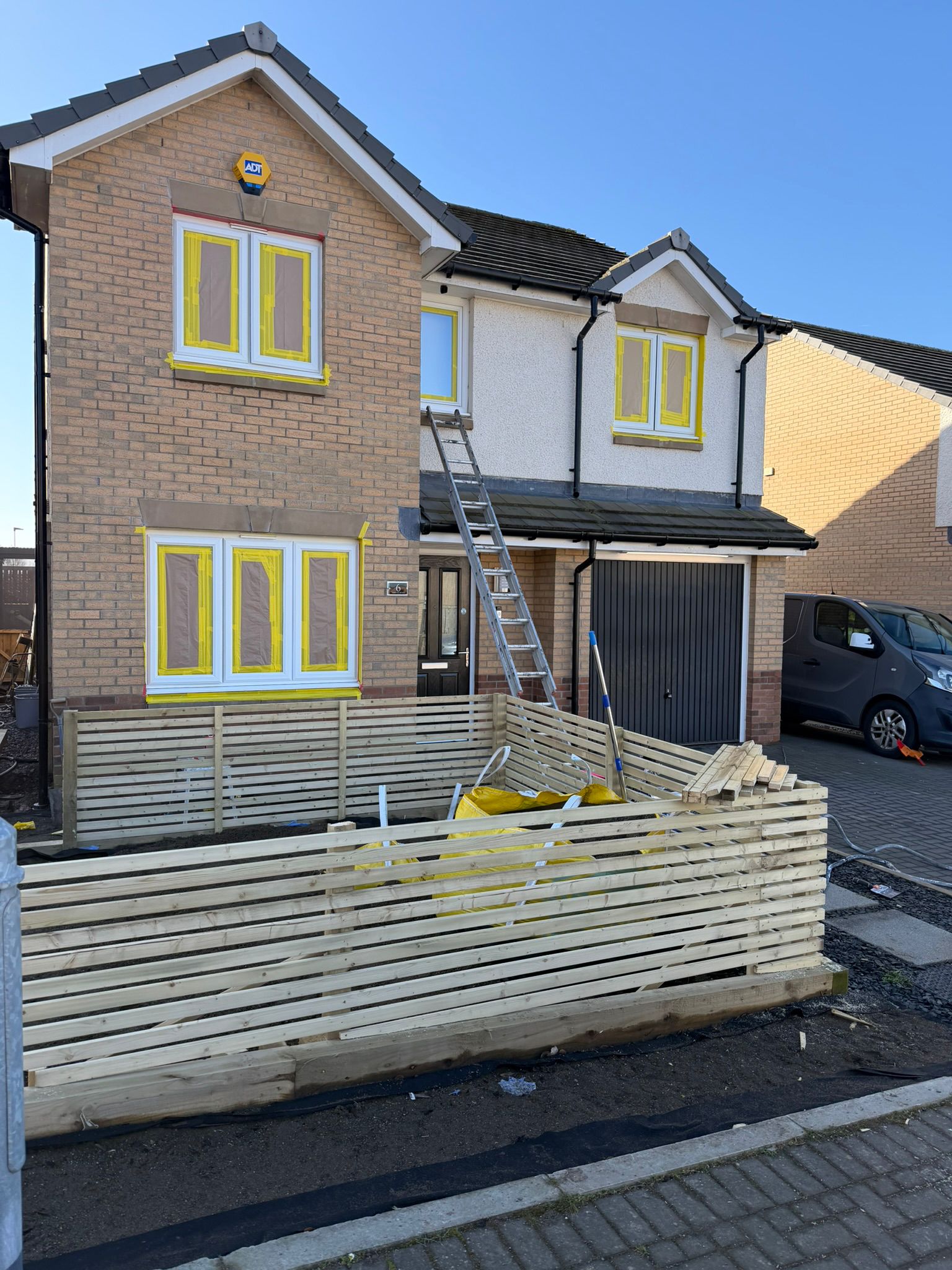 Before Professional Exterior Finish - Professional UPVC Spraying & Painting Lanarkshire